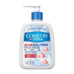 ژل پمپی شستشوی صورت کامان مدل Acne Solution حجم 500 میلی لیتر