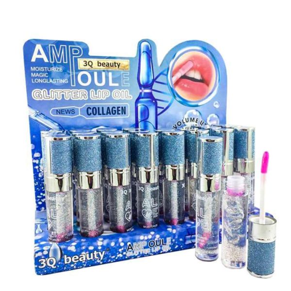 برق لب و ویتامین لب حرارتی طرح آمپول 3Qbeauty