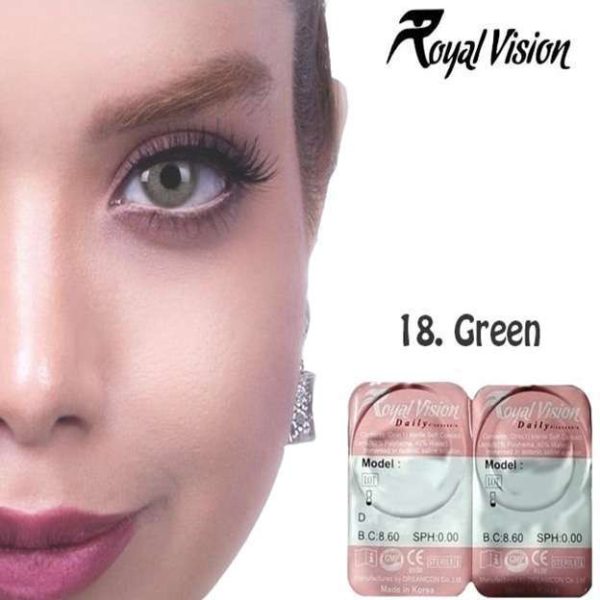 لنز رنگی رویال ویژن Royal Vision Daily Lens 18 Ocre