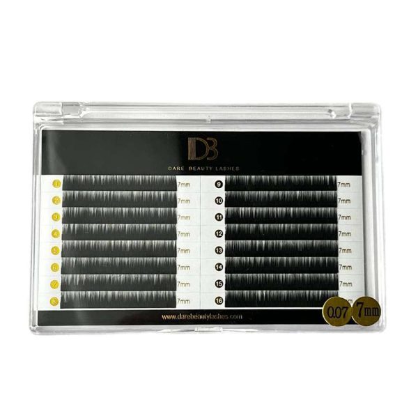 پالت اکستنشن مشکی ابرو DB ضخامت 0.07