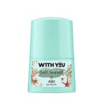 رول ضد تعریق ویت یو (With You) مدل Soft Seasalt حجم 50 میلی لیتر