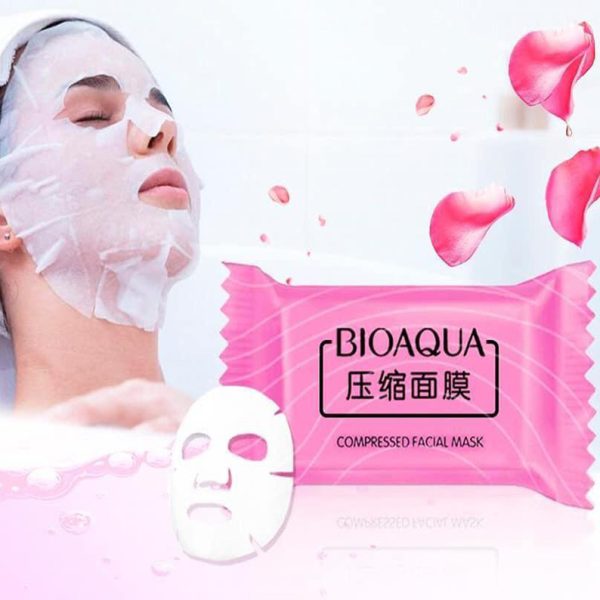 قرص ماسک ورقه ای صورت بایو آکوا بسته 50 عددی