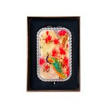 آینه جیبی دو طرفه طرح طاووس کد TS05