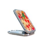 آینه جیبی دو طرفه طرح طاووس کد TS05