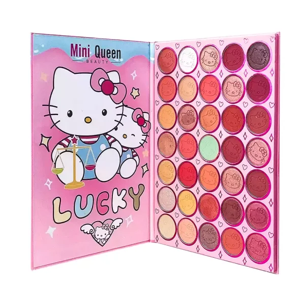 پالت سایه 35 رنگ مینی کویین Mini Queen مدل لاکی