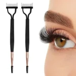 شانه مژه و برس ابرو دوطرفه
